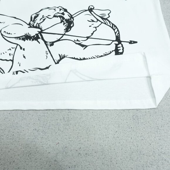 Mixed Emotion White Crewneck Tee - Picture 4 of 10